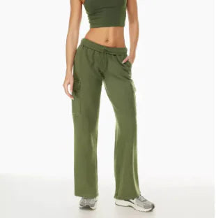 High Waist Wide-leg Ankle-length Pants