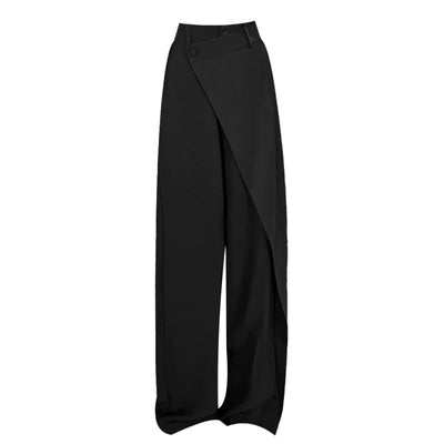 Irregular Wide-Leg Pants