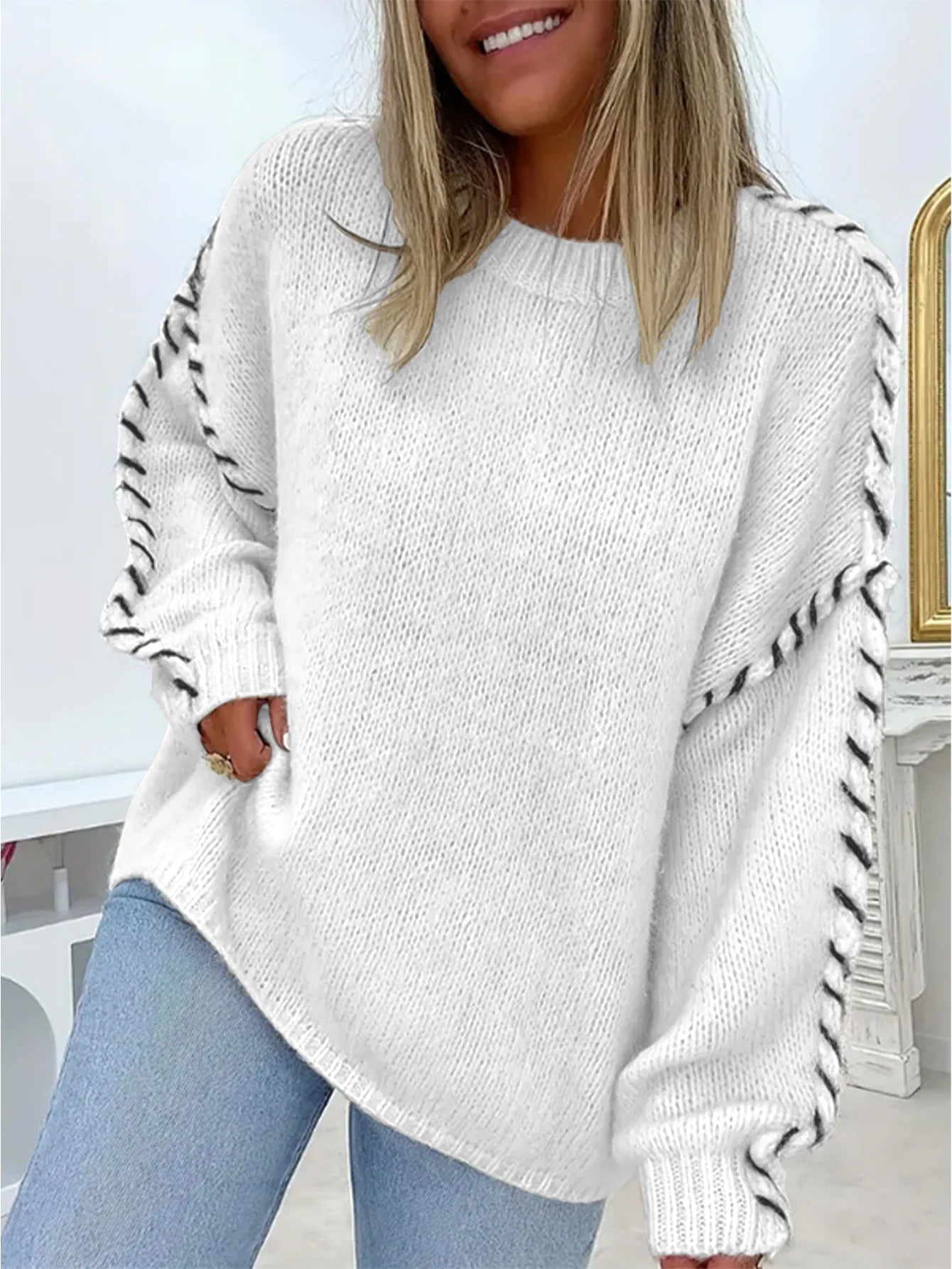 Loose Knitted Sweater