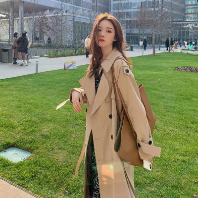 Women's Knee-Length Fashion Coat